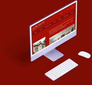 Tvorba webu a e-shopu pro galerii Ikaros Slaný wordpress responsivní mobilní webdesign